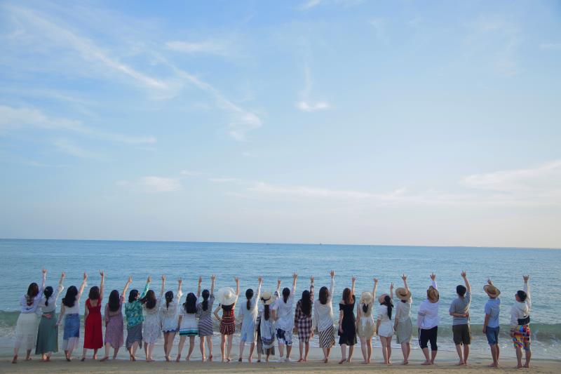 安徽萬業企業管理有限公司海邊之行